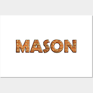 Mason, Craftsmans, Bricklayer, Construction, Wall Posters and Art